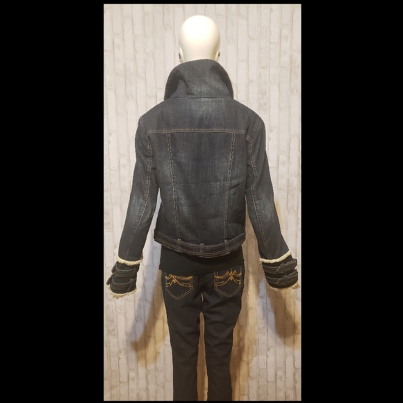 MNG by MANGO Jean Jacket size USA Large. - Picture 7 of 10